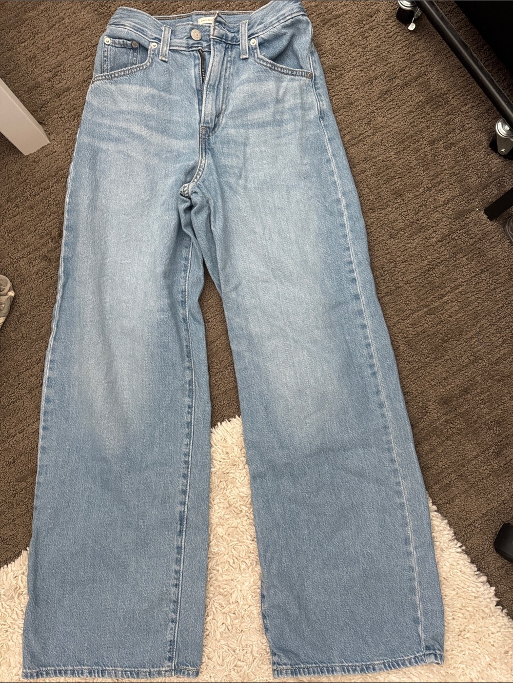 Levi's Light Blue Wide-Leg Jeans for Women